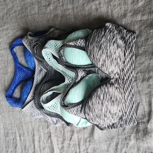 PINK VS Push-up Yoga / workout bras qty 5